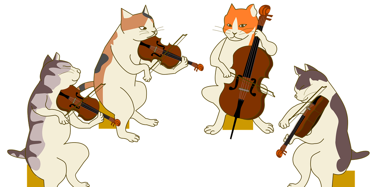 string quartet of cats e1682437624896